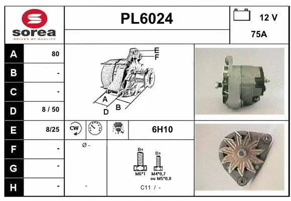 Alternator (PL6024)