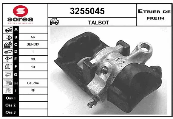 Brake Caliper (3255045)