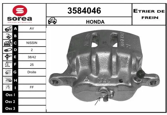Brake Caliper (3584046)