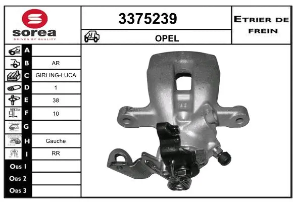 Brake Caliper (3375239)