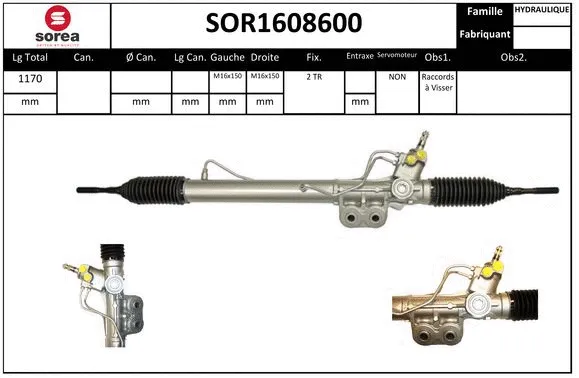 Steering Gear (SOR1608600)