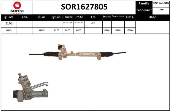 Steering Gear (SOR1627805)