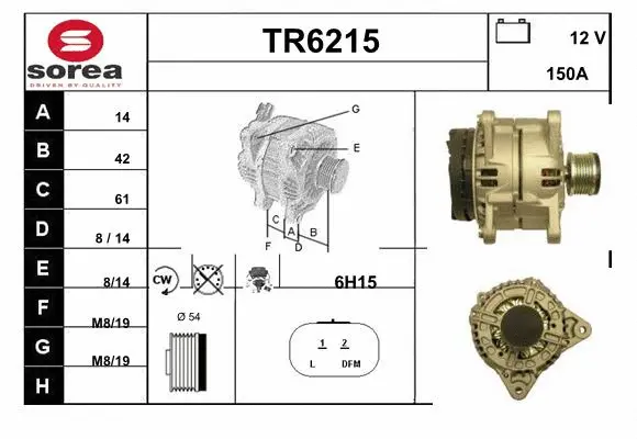 Alternator (TR6215)