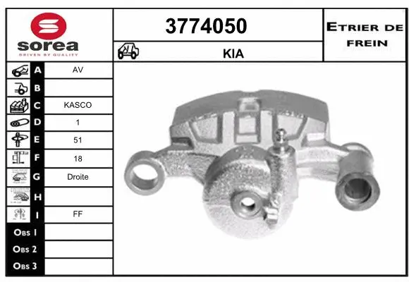 Brake Caliper (3774050)