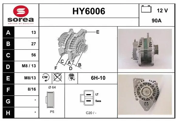 Alternator (HY6006)