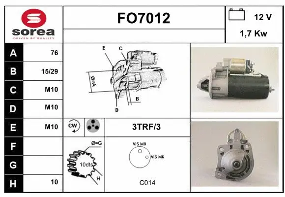Starter (FO7012)