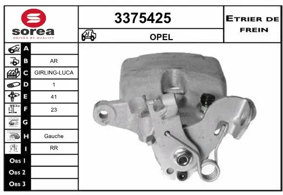 Brake Caliper (3375425)