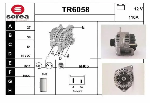 Alternator (TR6058)