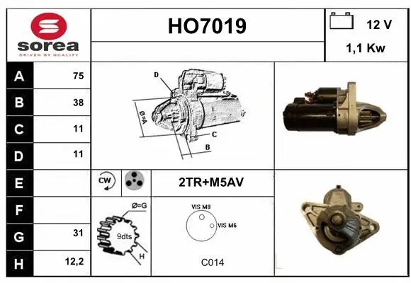 Starter (HO7019)