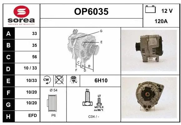 Alternator (OP6035)