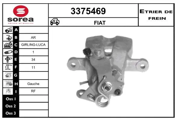 Brake Caliper (3375469)