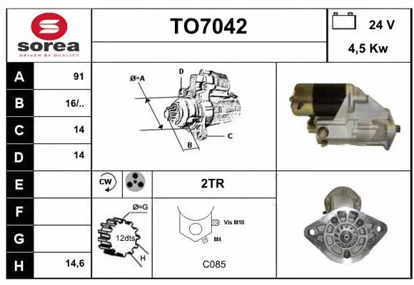 Starter (TO7042)