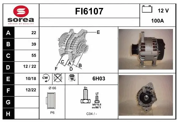 Alternator (FI6107)