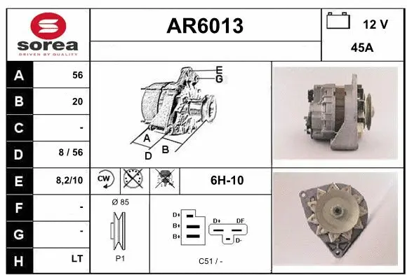 Alternator (AR6013)