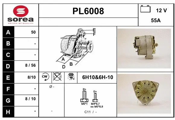 Alternator (PL6008)