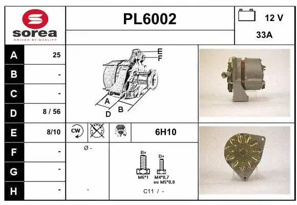 Alternator (PL6002)