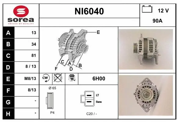 Alternator (NI6040)