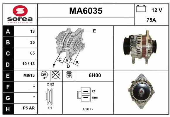 Alternator (MA6035)