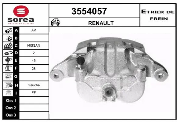 Brake Caliper (3554057)