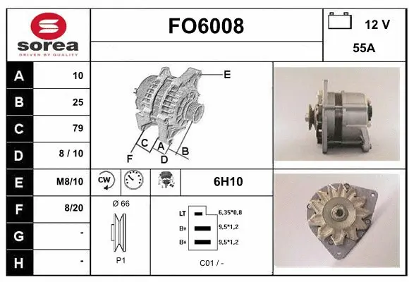 Alternator (FO6008)