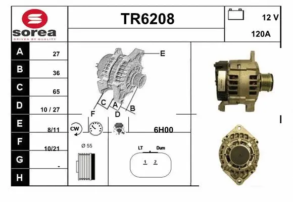 Alternator (TR6208)