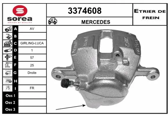Brake Caliper (3374608)