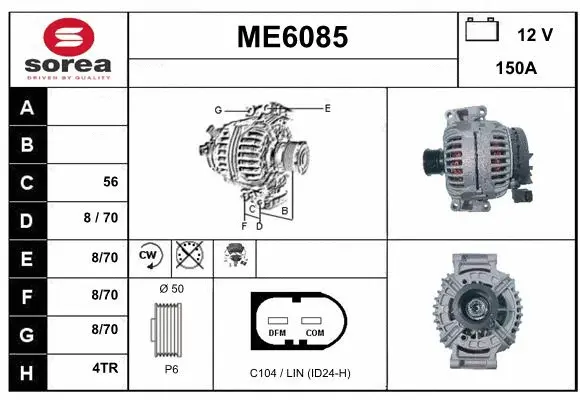 Alternator (ME6085)