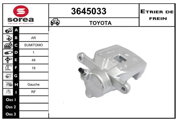 Brake Caliper (3645033)
