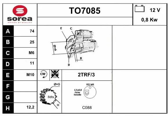 Starter (TO7085)