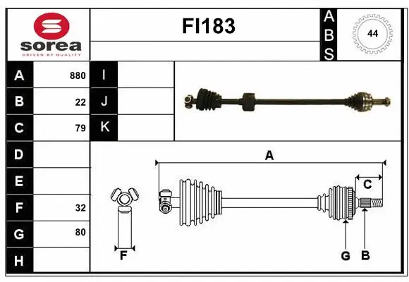 Drive Shaft (FI183)