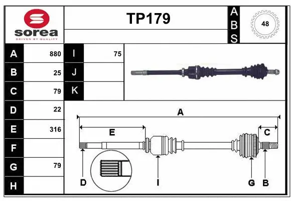 Drive Shaft (TP179)