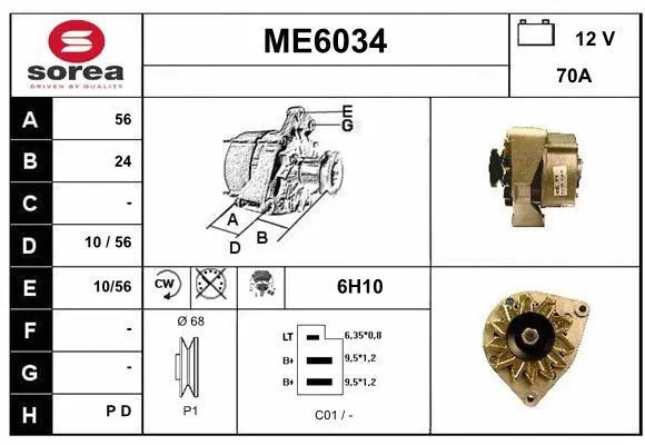 Alternator (ME6034)