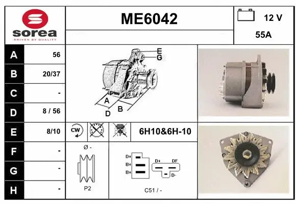 Alternator (ME6042)