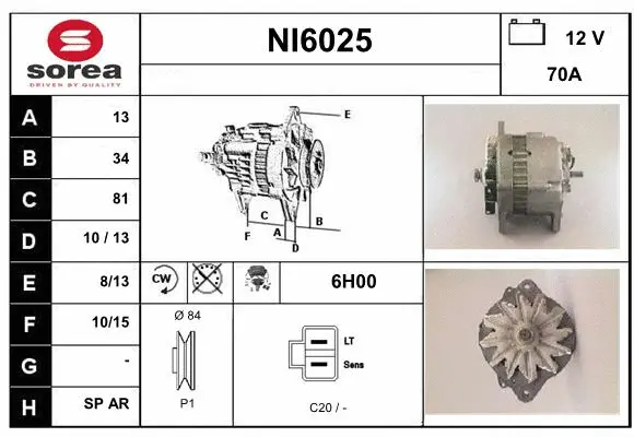Alternator (NI6025)