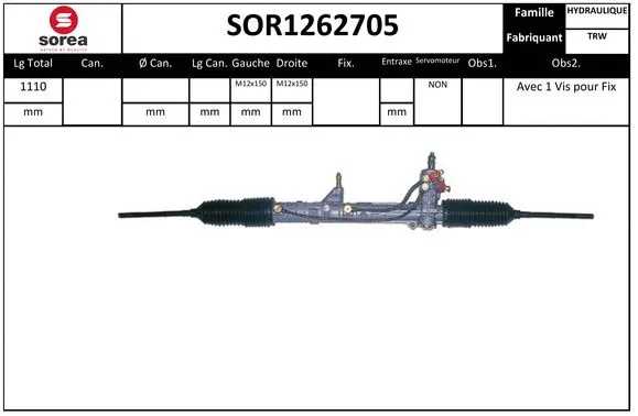 Steering Gear (SOR1262705)