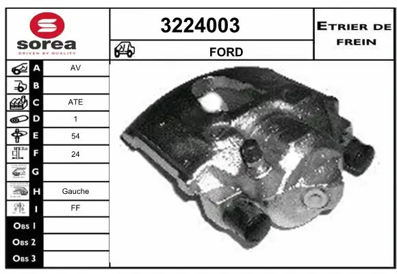 Brake Caliper (3224003)
