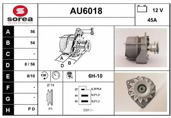 Alternator (AU6018)