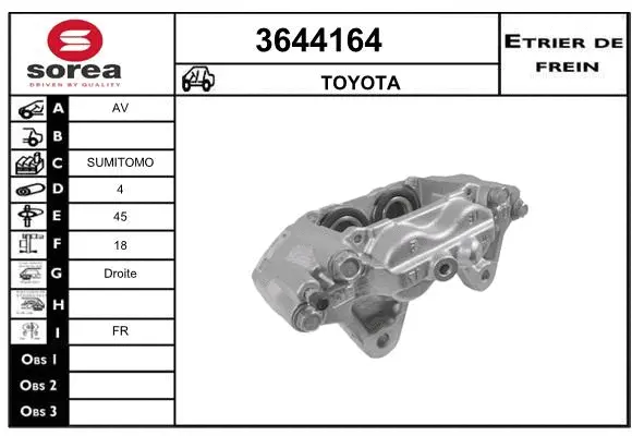 Brake Caliper (3644164)