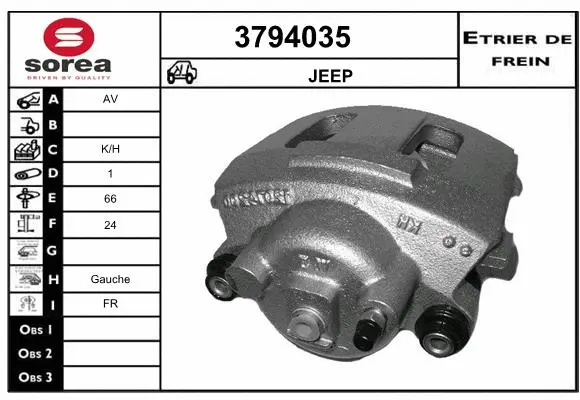 Brake Caliper (3794035)