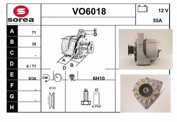 Alternator (VO6018)