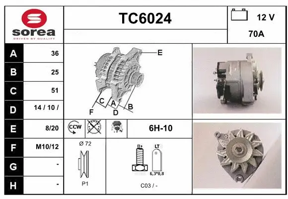 Alternator (TC6024)