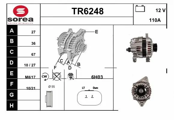 Alternator (TR6248)