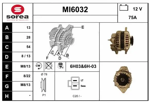 Alternator (MI6032)