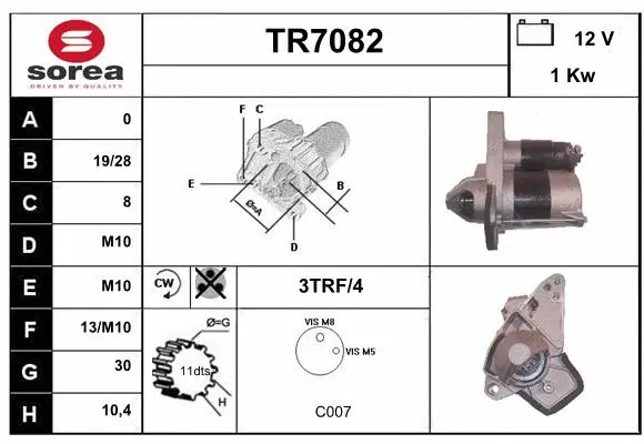 Starter (TR7082)