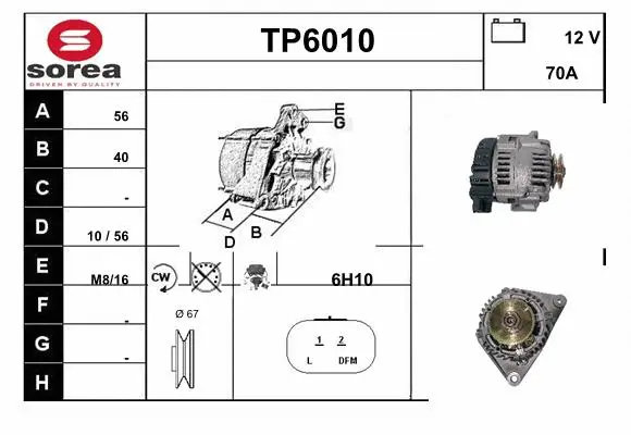 Alternator (TP6010)