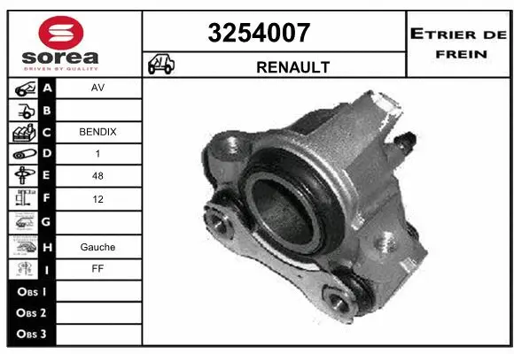 Brake Caliper (3254007)