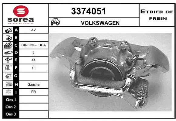 Brake Caliper (3374051)