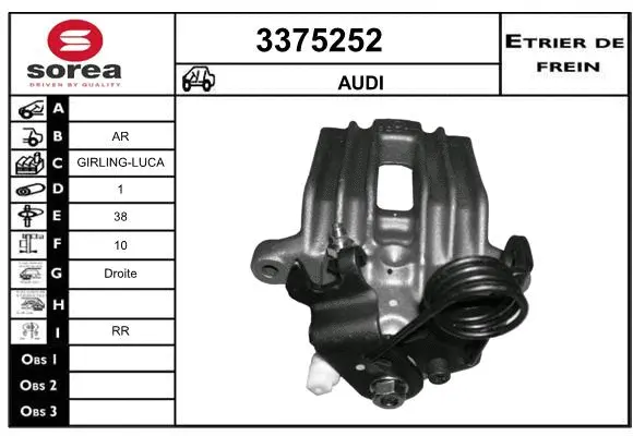Brake Caliper (3375252)