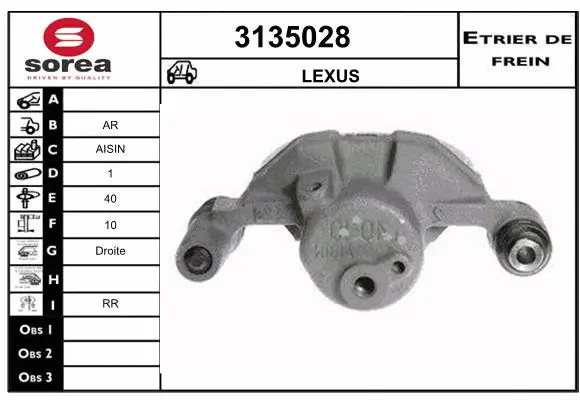 Brake Caliper (3135028)