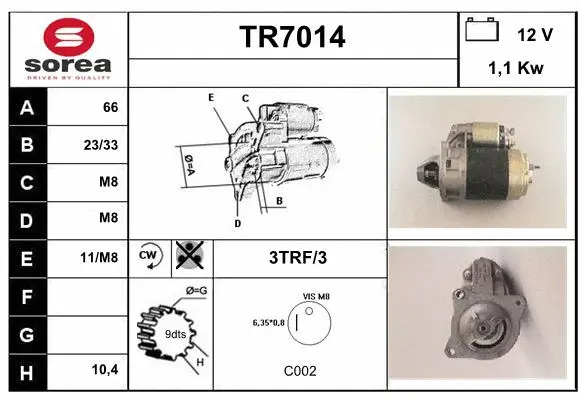 Starter (TR7014)